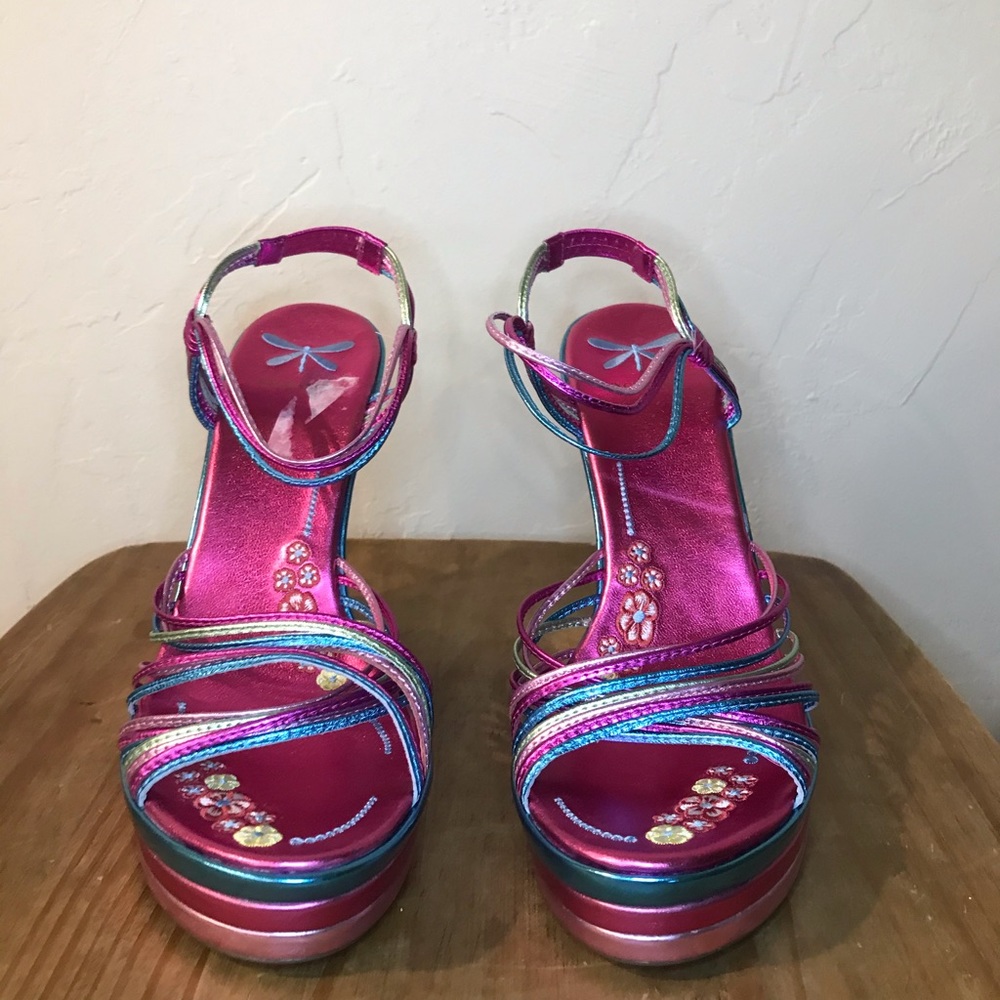 Multi Colored Wedge - Picture 2 of 4